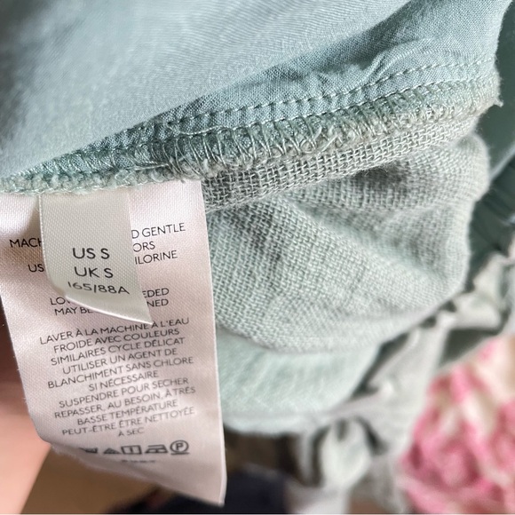 Free People Essential Doublecloth Harem Pants in Sage Green Size Small - Picture 7 of 8